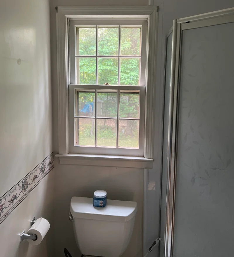Bathroom window replacement